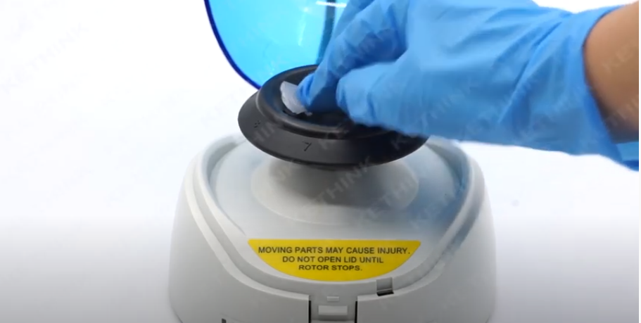 KT-MC6000 mini centrifuge operation