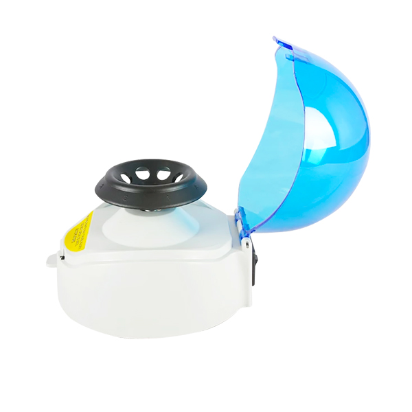 Mini desk-top centrifuge Bio Lion Centrifuge with two separate rotor options XC-4610K provides speeds of 4,000 rpm with 900g maximum RCF 6000 rpm with 2,000 g maximum RCF and 10,000 rpm with 5,000 g maximum RCF 